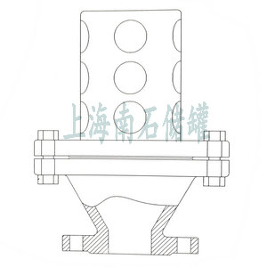 真空負(fù)壓安全閥結(jié)構(gòu)圖