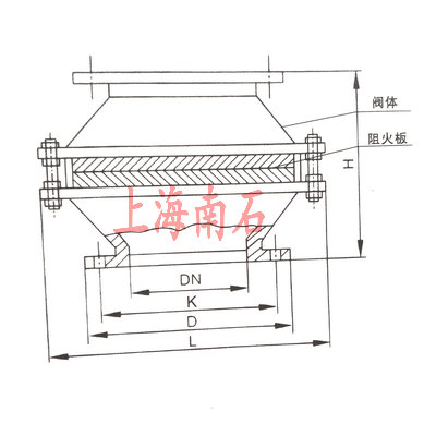 儲罐阻火器結(jié)構(gòu)圖